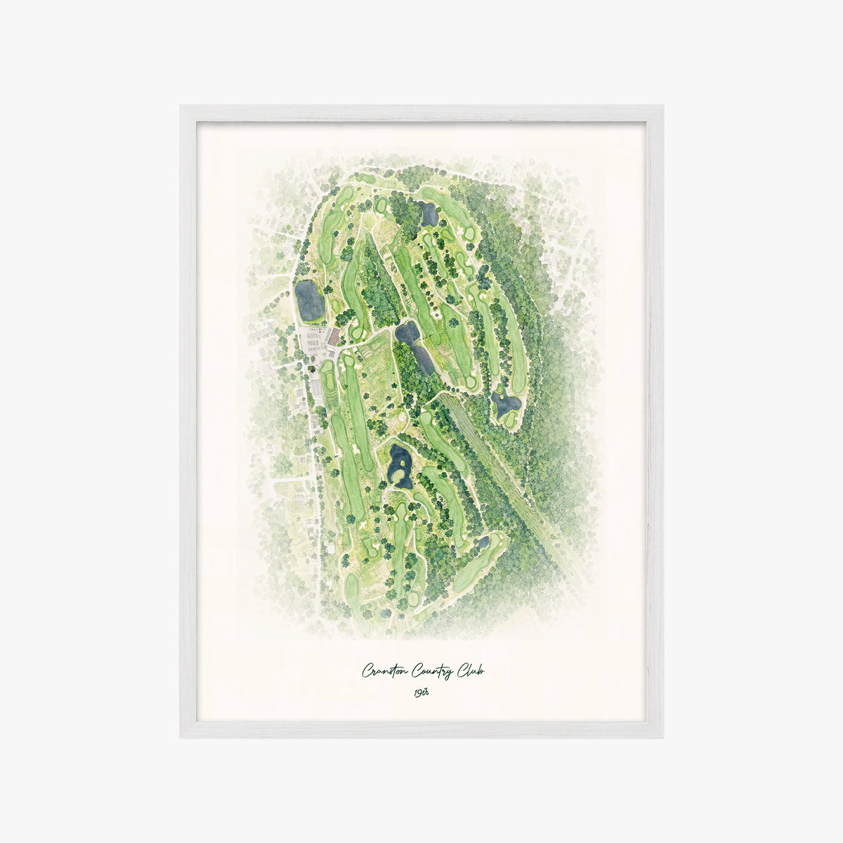 Cranston Country Club white frame