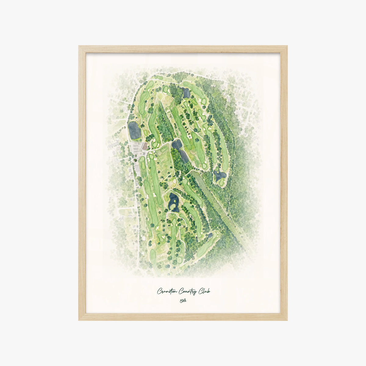 Cranston Country Club wood frame