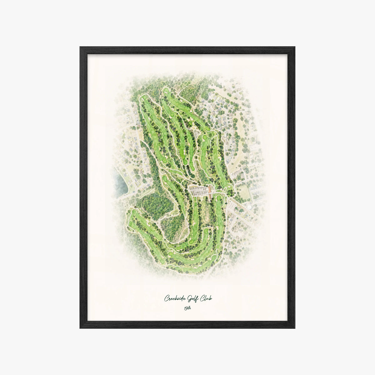 Creekside Golf Club black frame