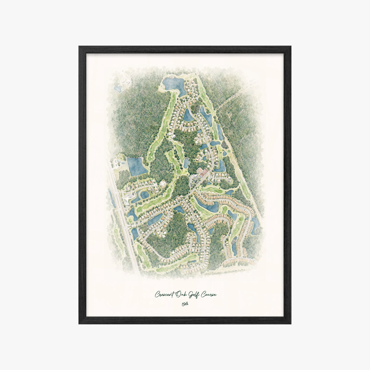 Crescent Oak Golf Course black frame