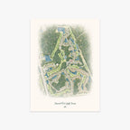 Crescent Oak Golf Course printed artwork