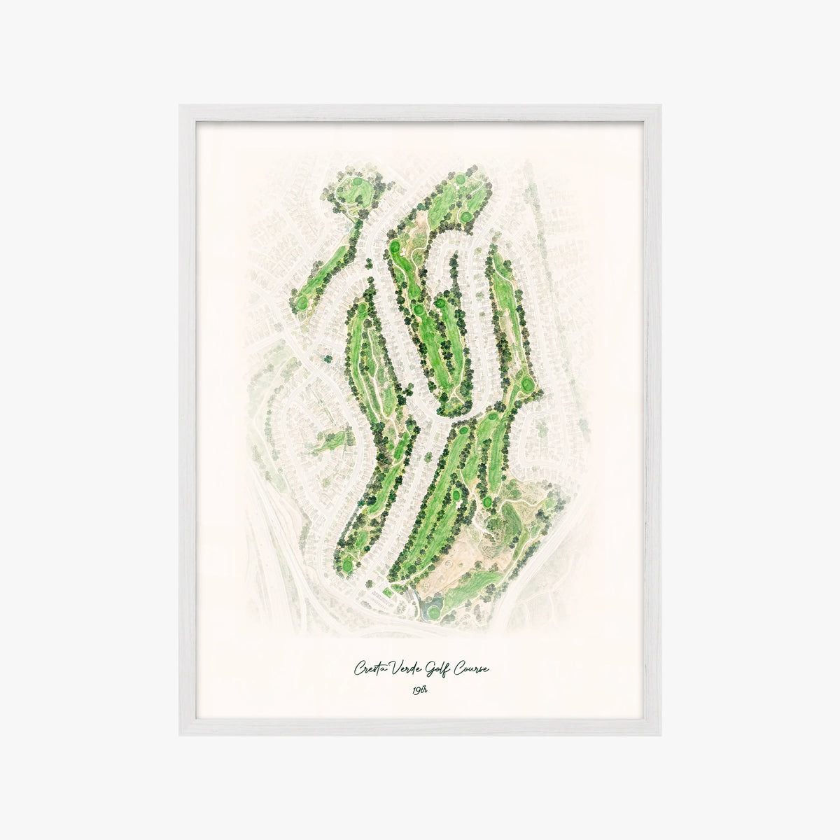 Cresta Verde Golf Course white frame
