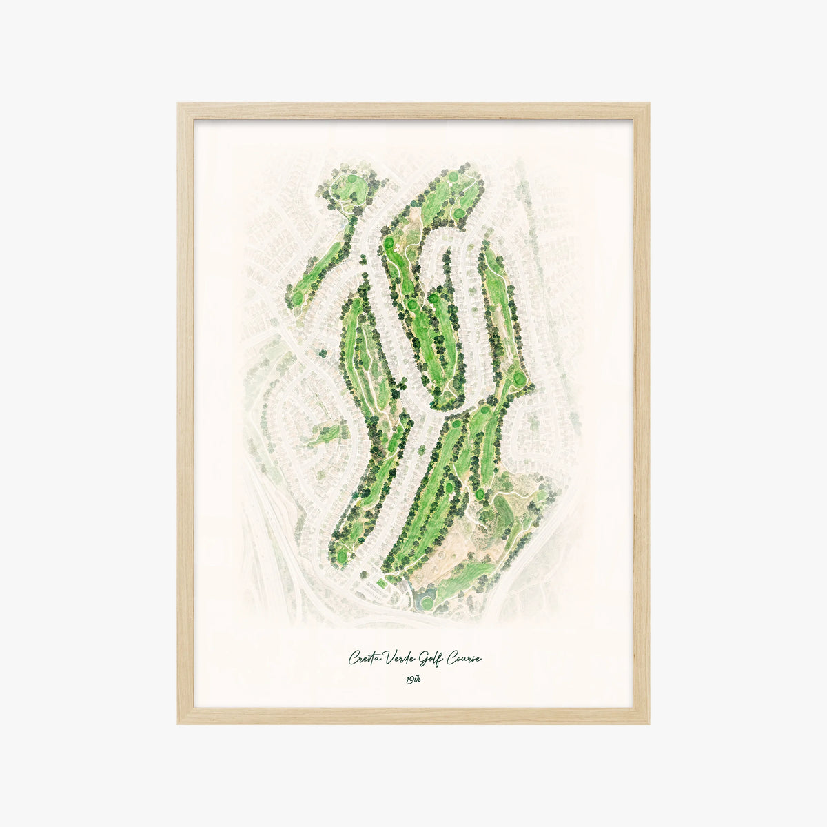 Cresta Verde Golf Course wood frame
