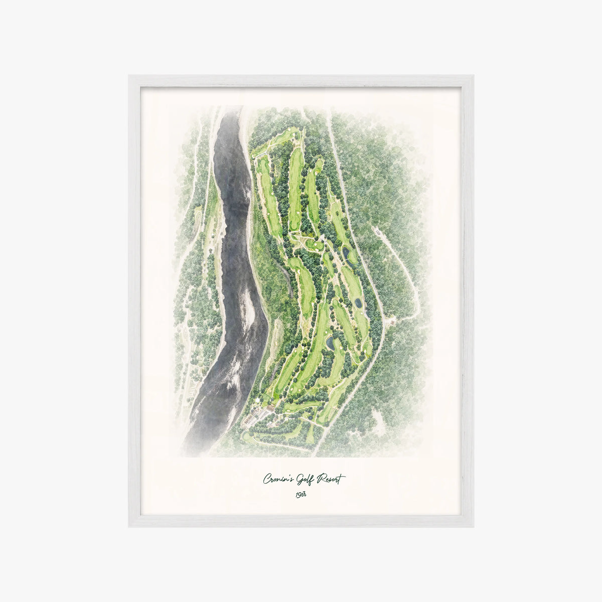 Cronin's Golf Resort white frame