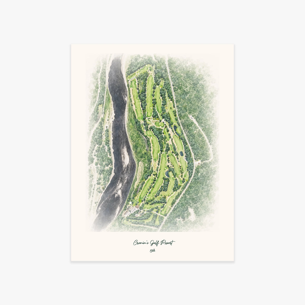 Cronin's Golf Resort printed artwork