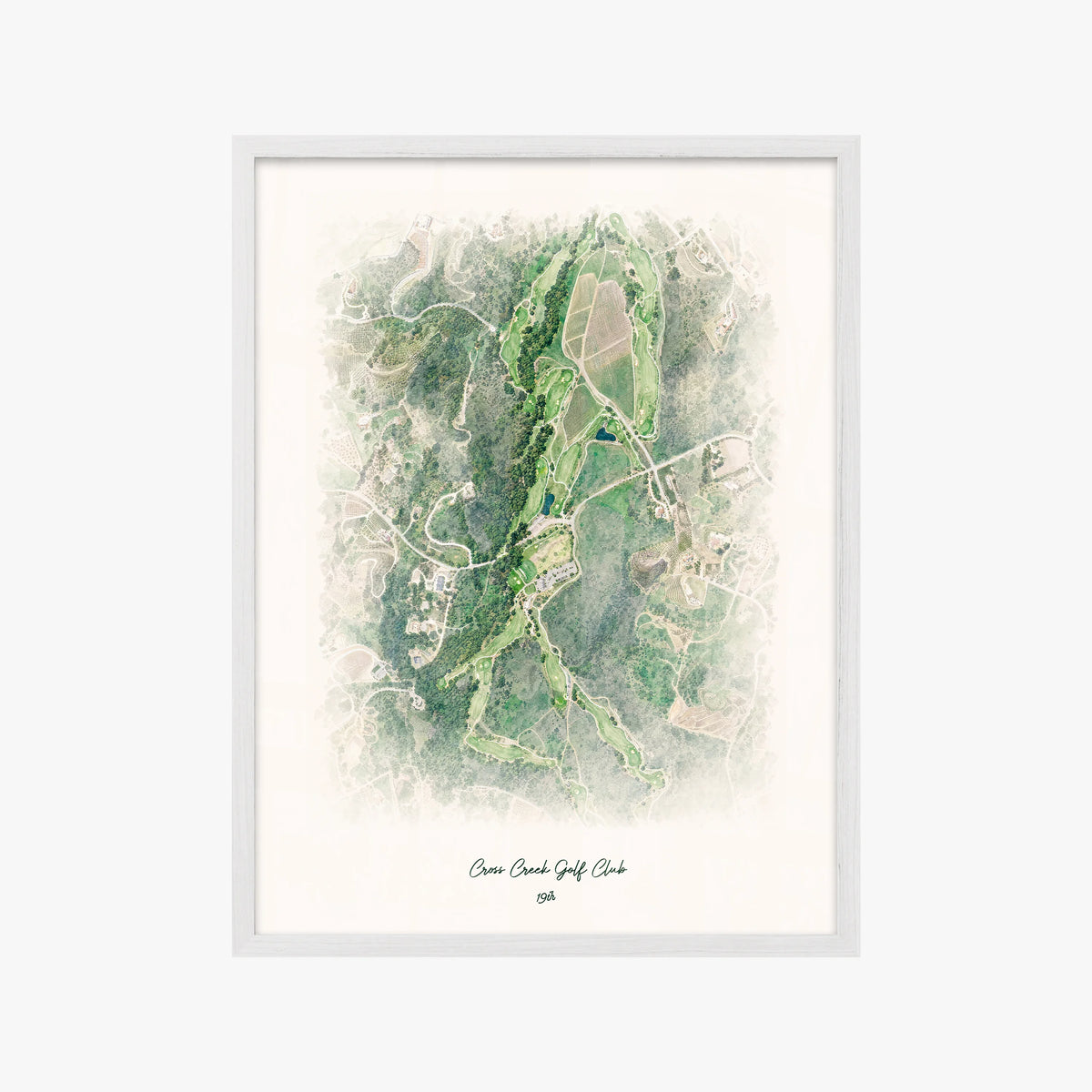 Cross Creek Golf Club white frame