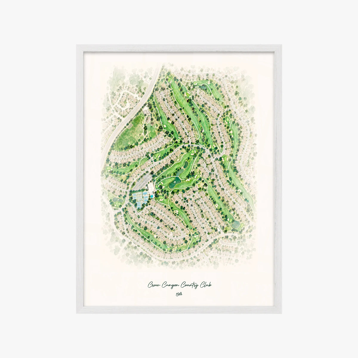 Crow Canyon Country Club white frame