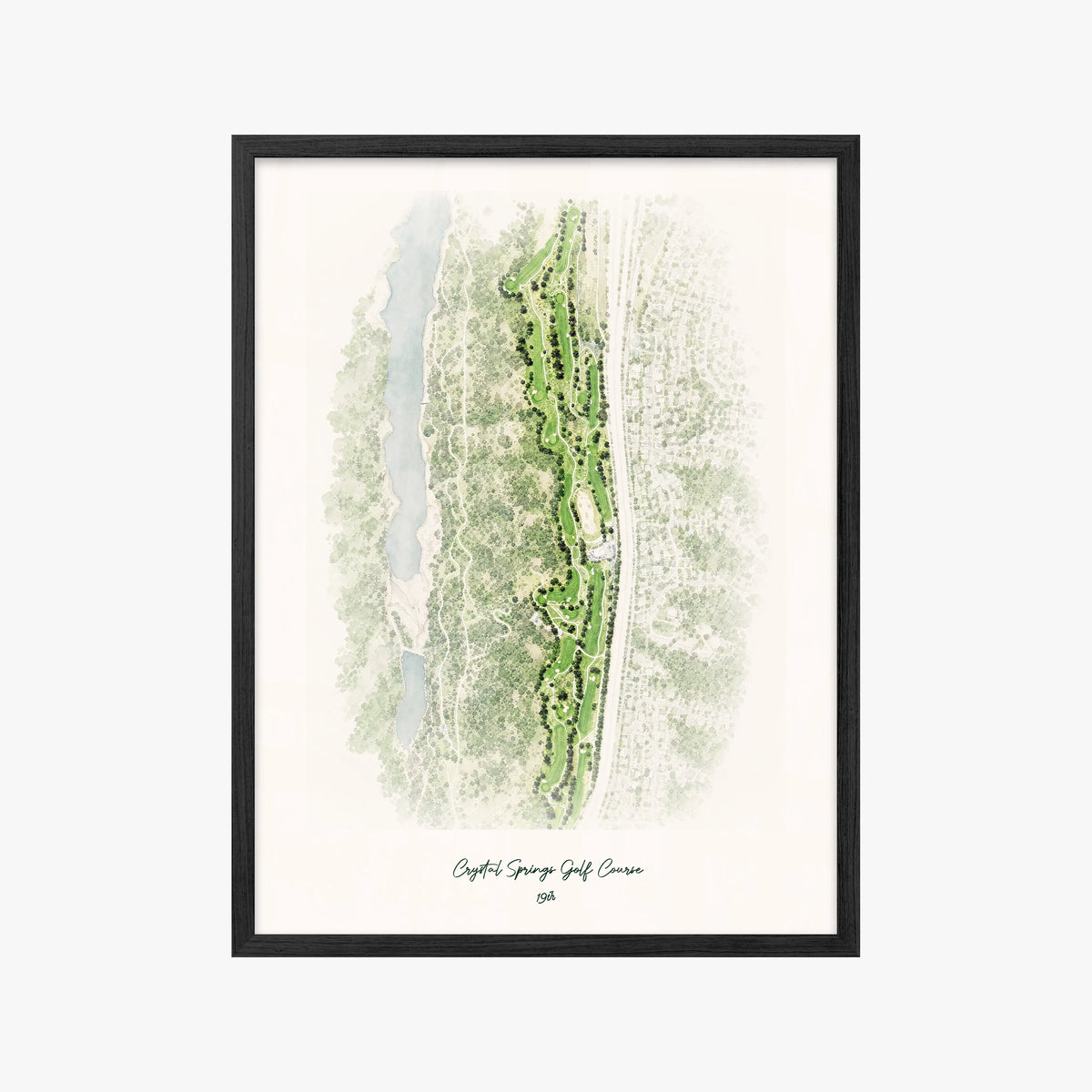 Crystal Springs Golf Course black frame