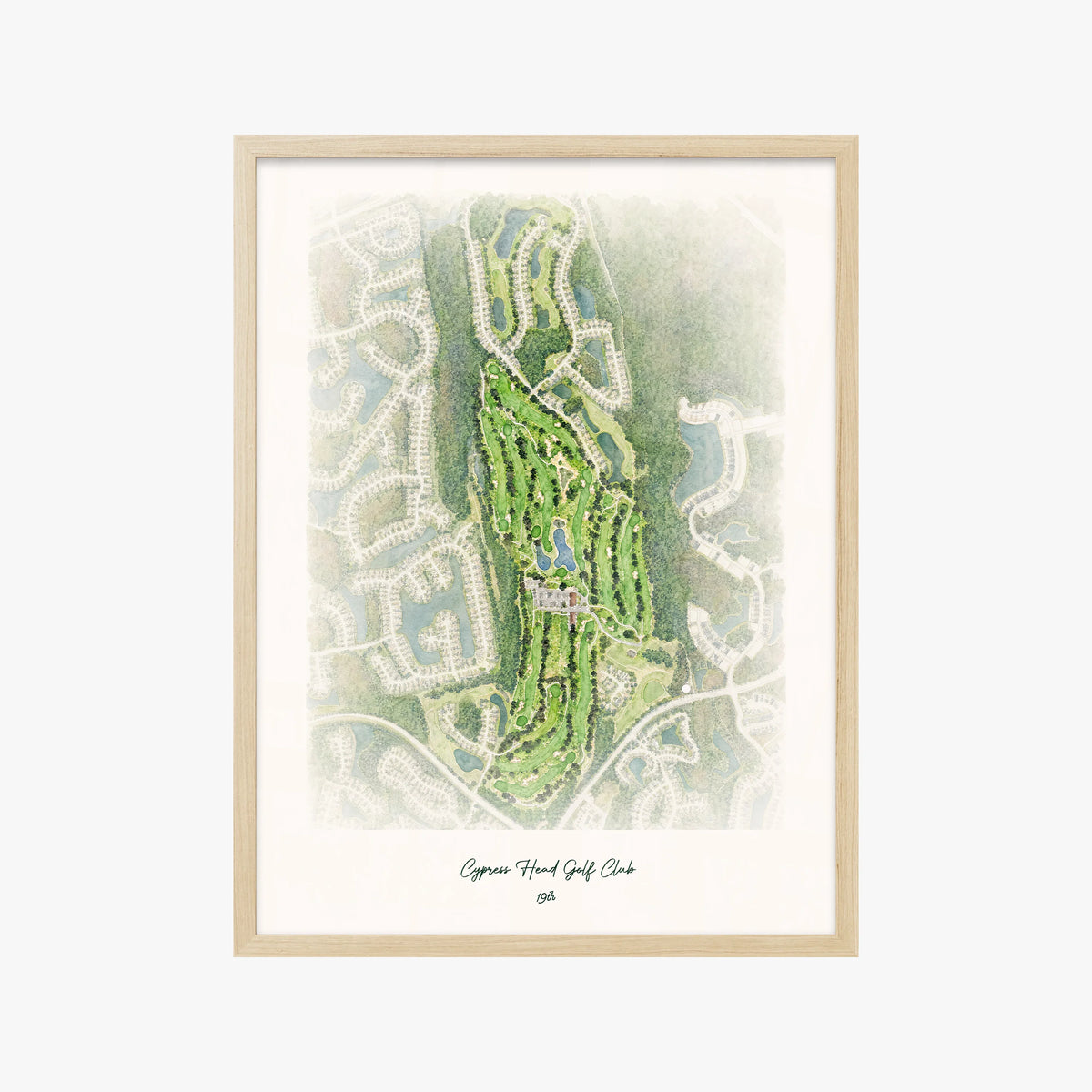 Cypress Head Golf Club wood frame