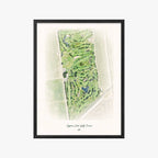 Cypress Lakes Golf Course black frame