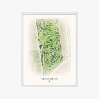 Cypress Lakes Golf Course white frame