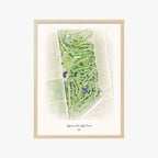 Cypress Lakes Golf Course wood frame