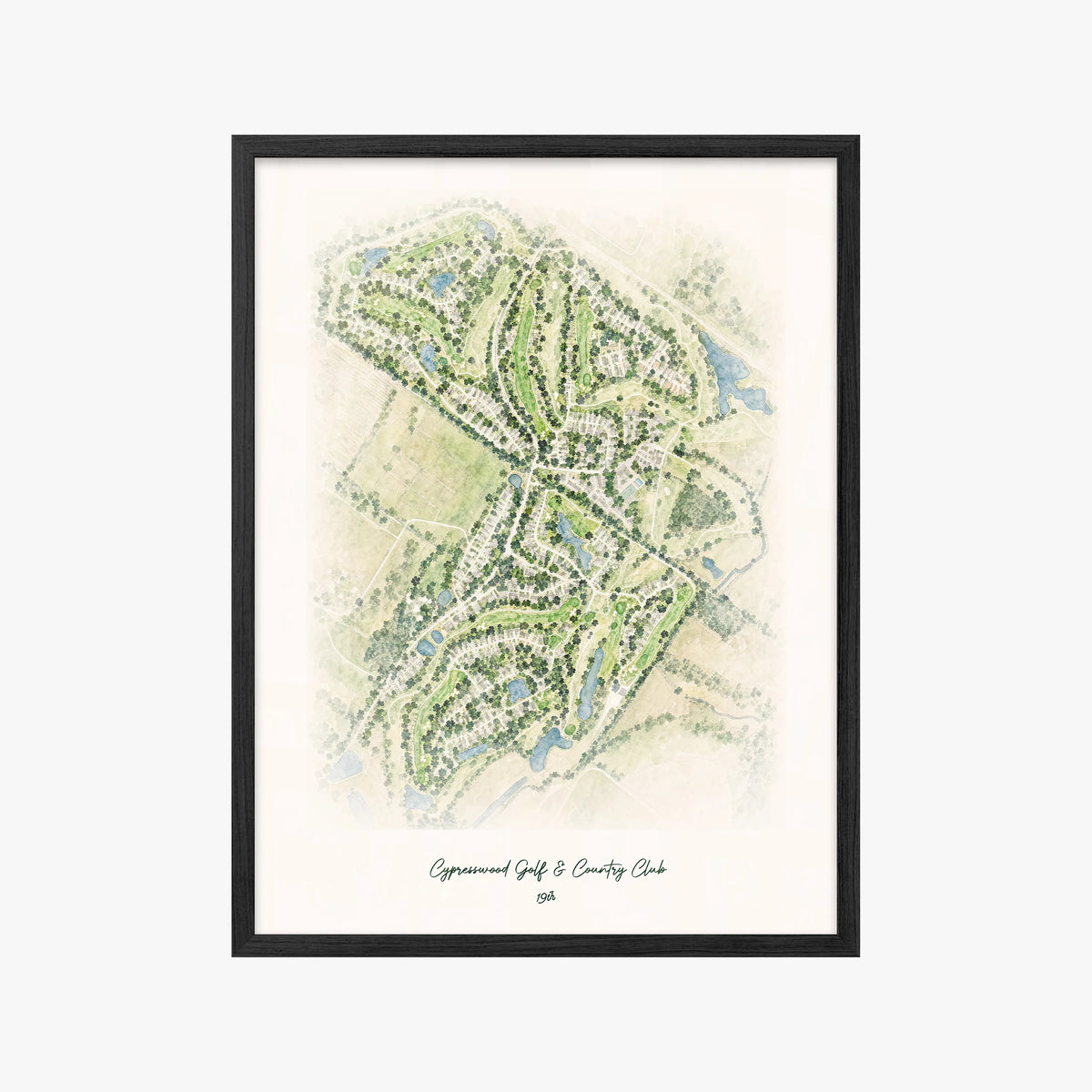 Cypresswood Golf & Country Club black frame