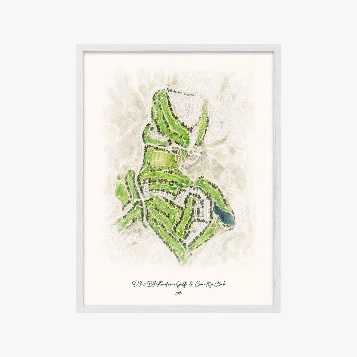 D'Andrea Golf & Country Club white frame