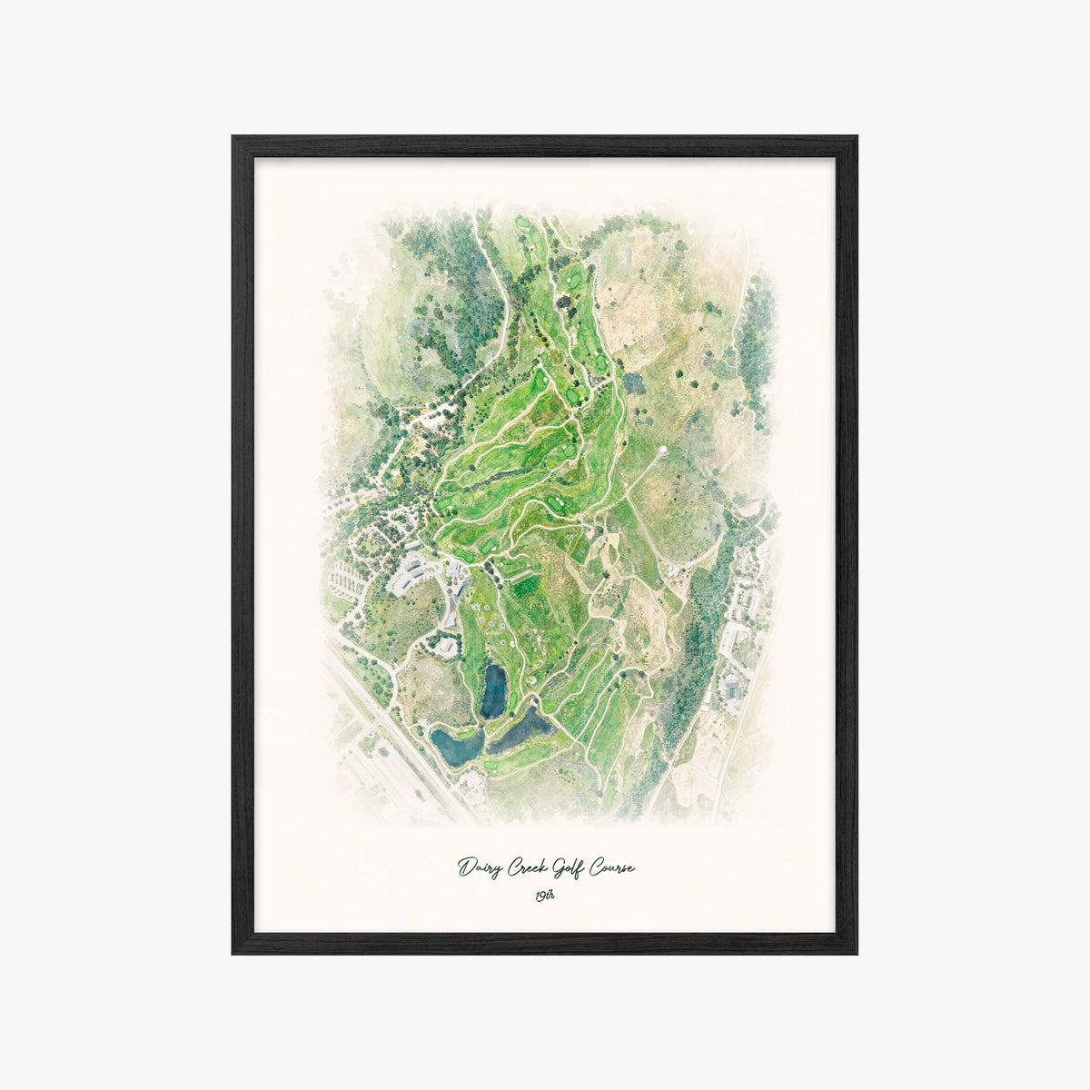 Dairy Creek Golf Course black frame