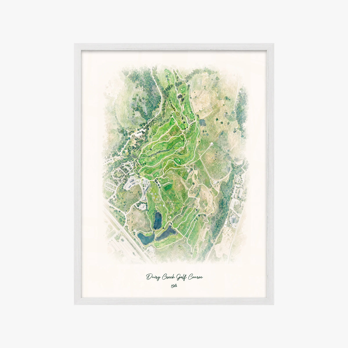 Dairy Creek Golf Course white frame