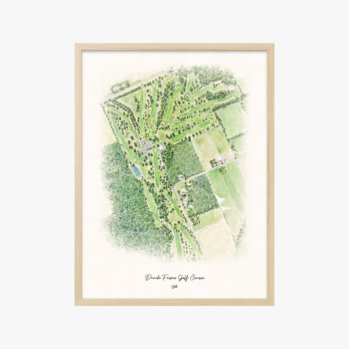 Dande Farms Golf Course wood frame