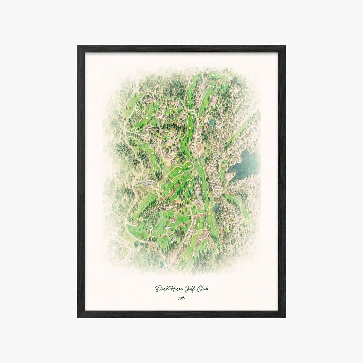 DarkHorse Golf Club black frame