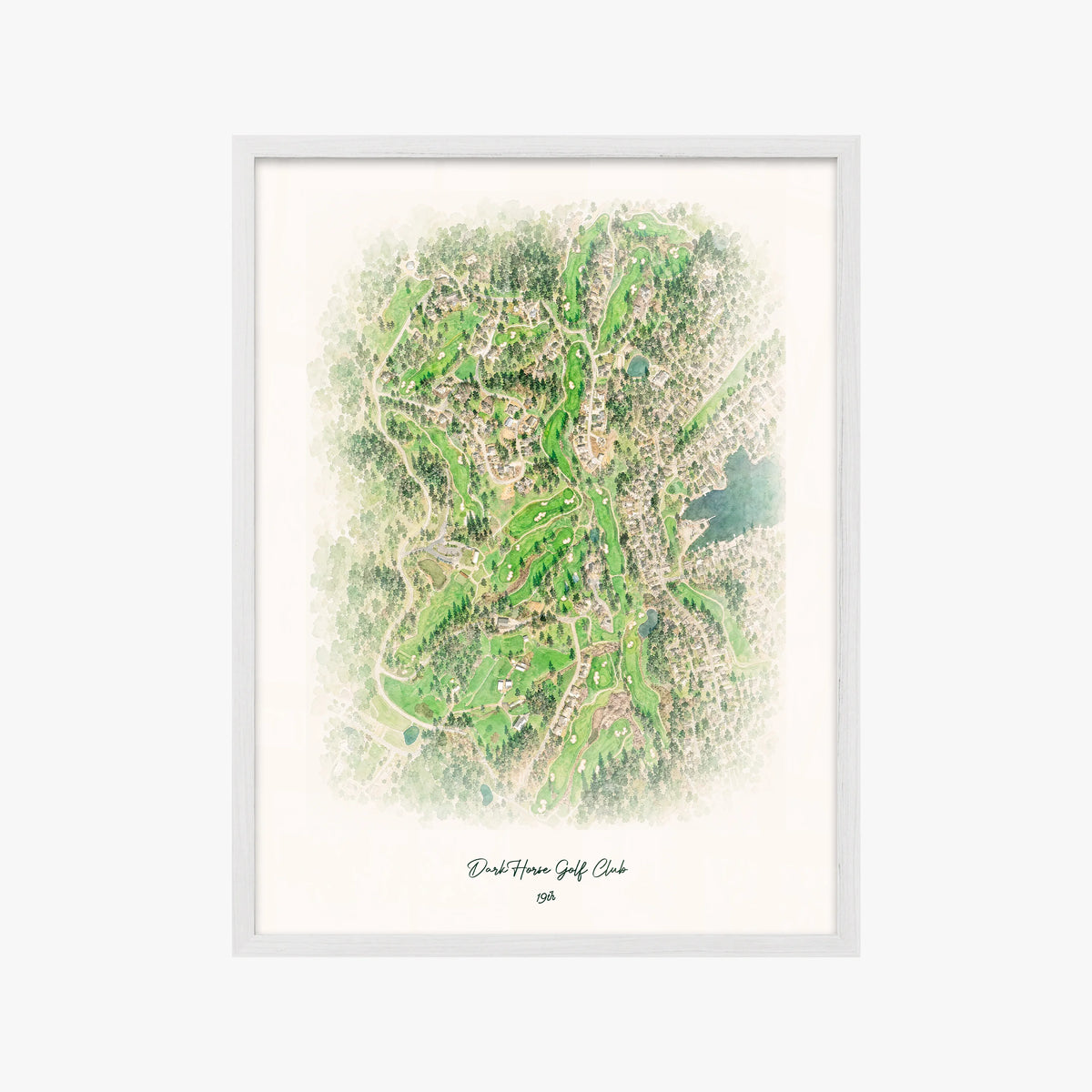 DarkHorse Golf Club white frame