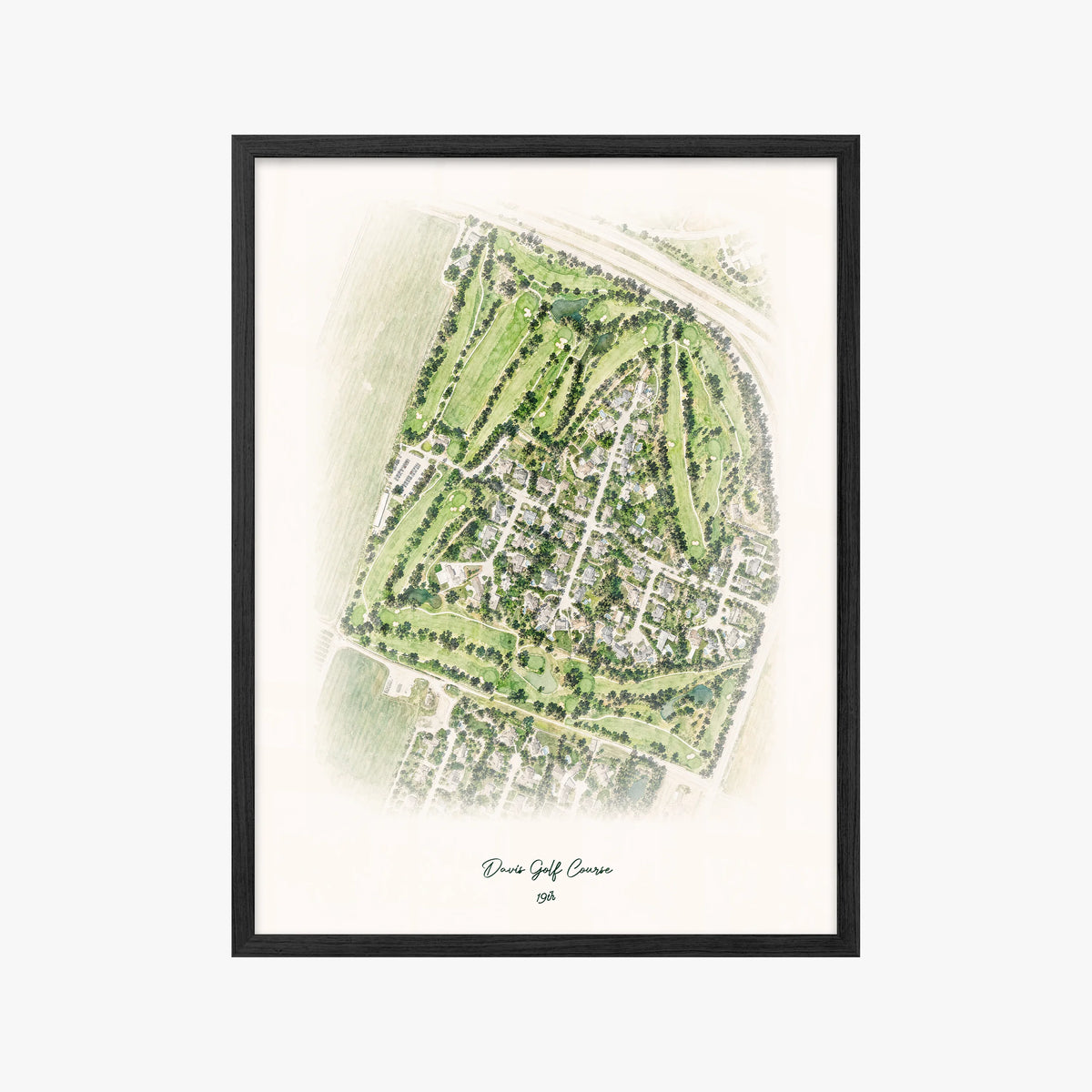 Davis Golf Course black frame