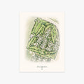 Davis Golf Course printed artwork