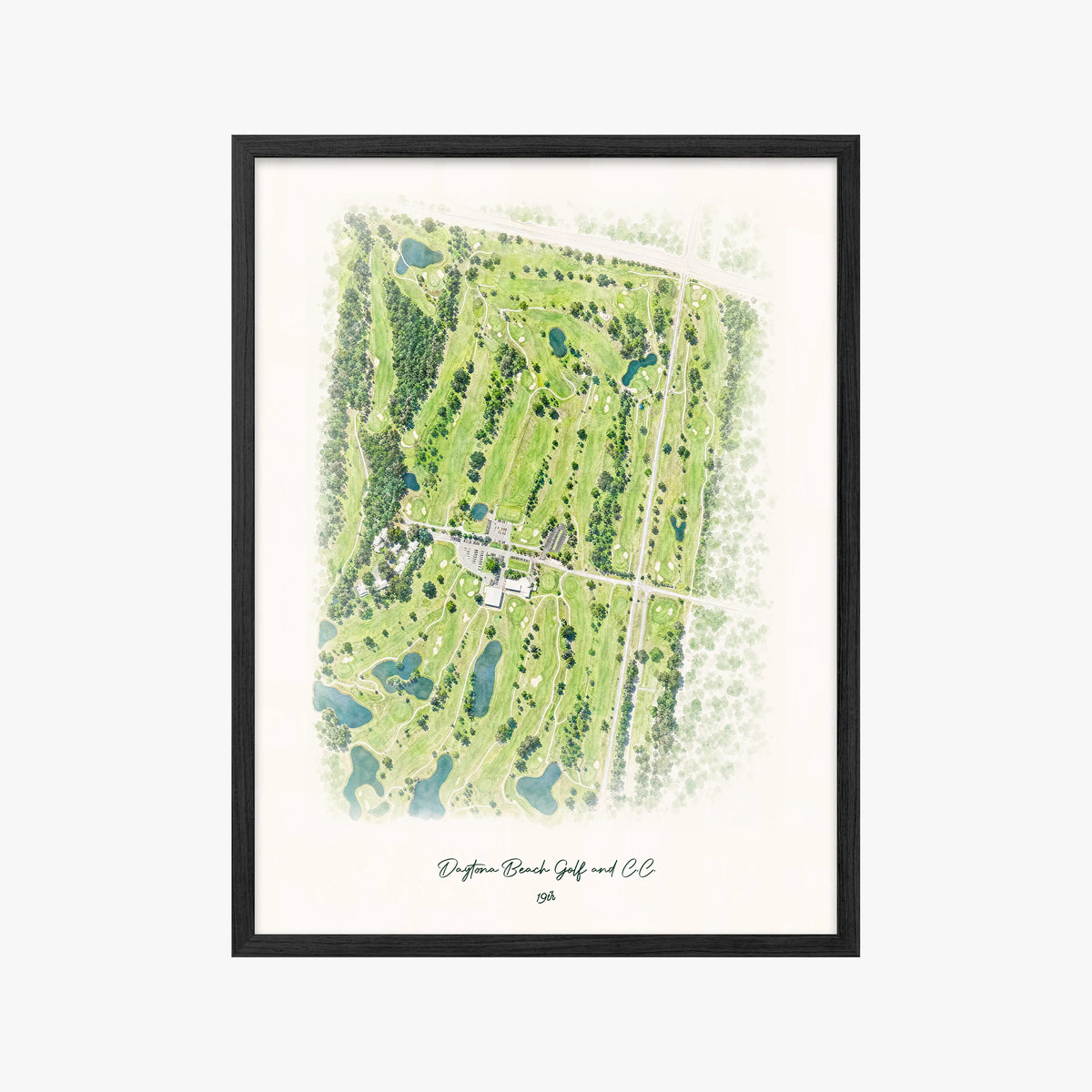 Daytona Beach Golf and C.C. black frame