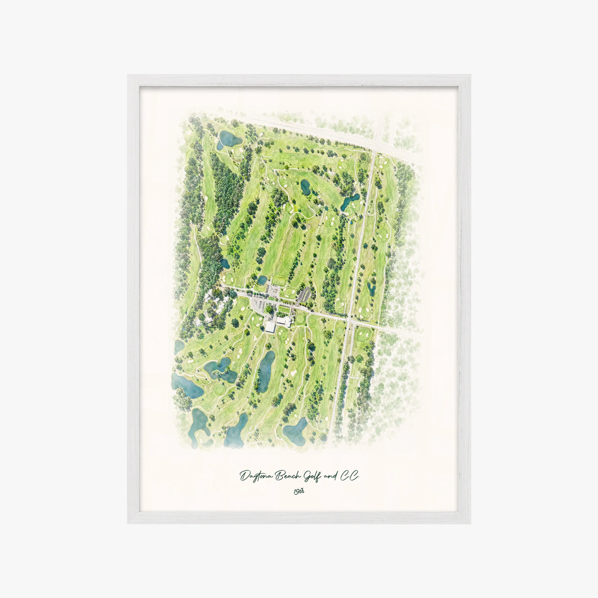 Daytona Beach Golf and C.C. white frame