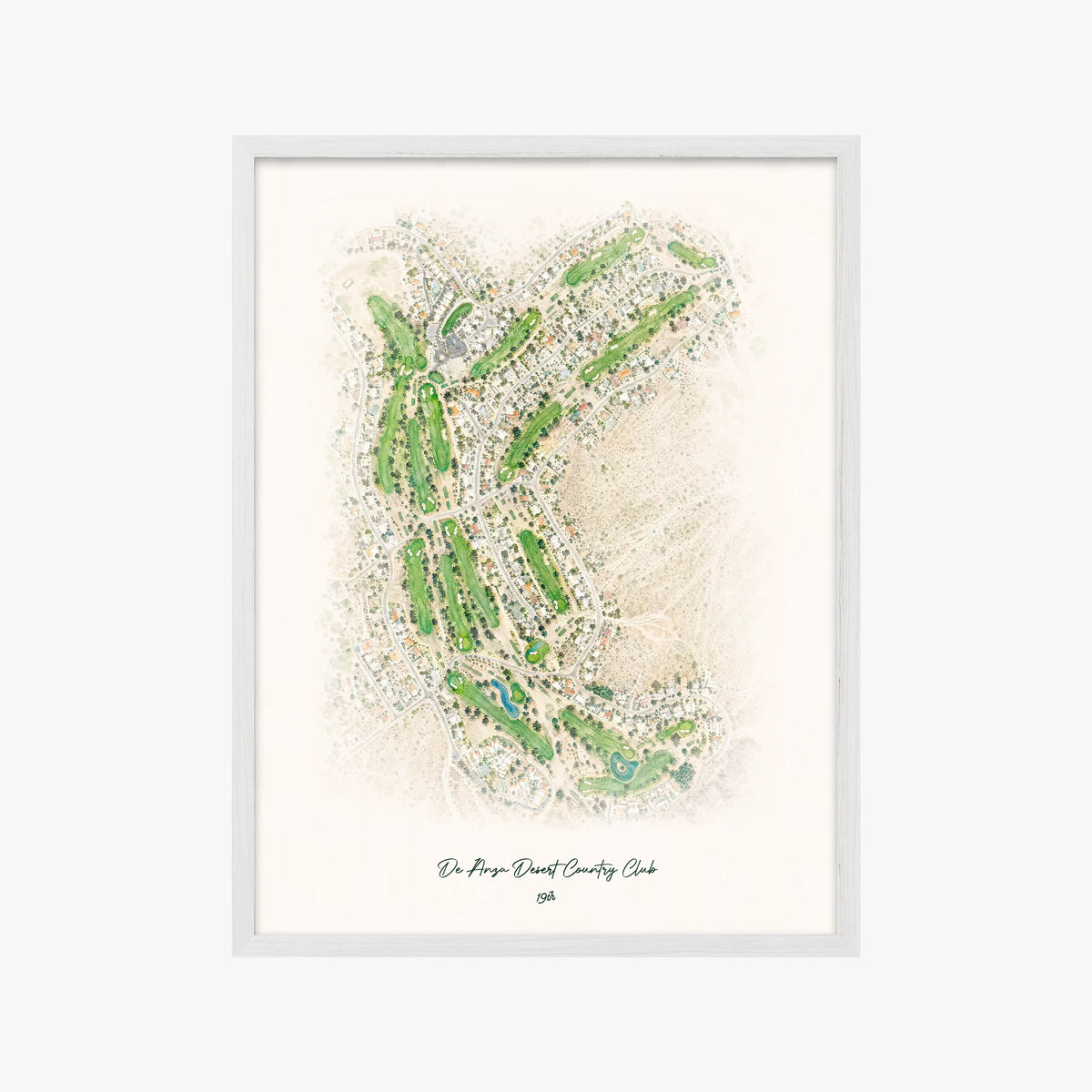 De Anza Desert Country Club white frame