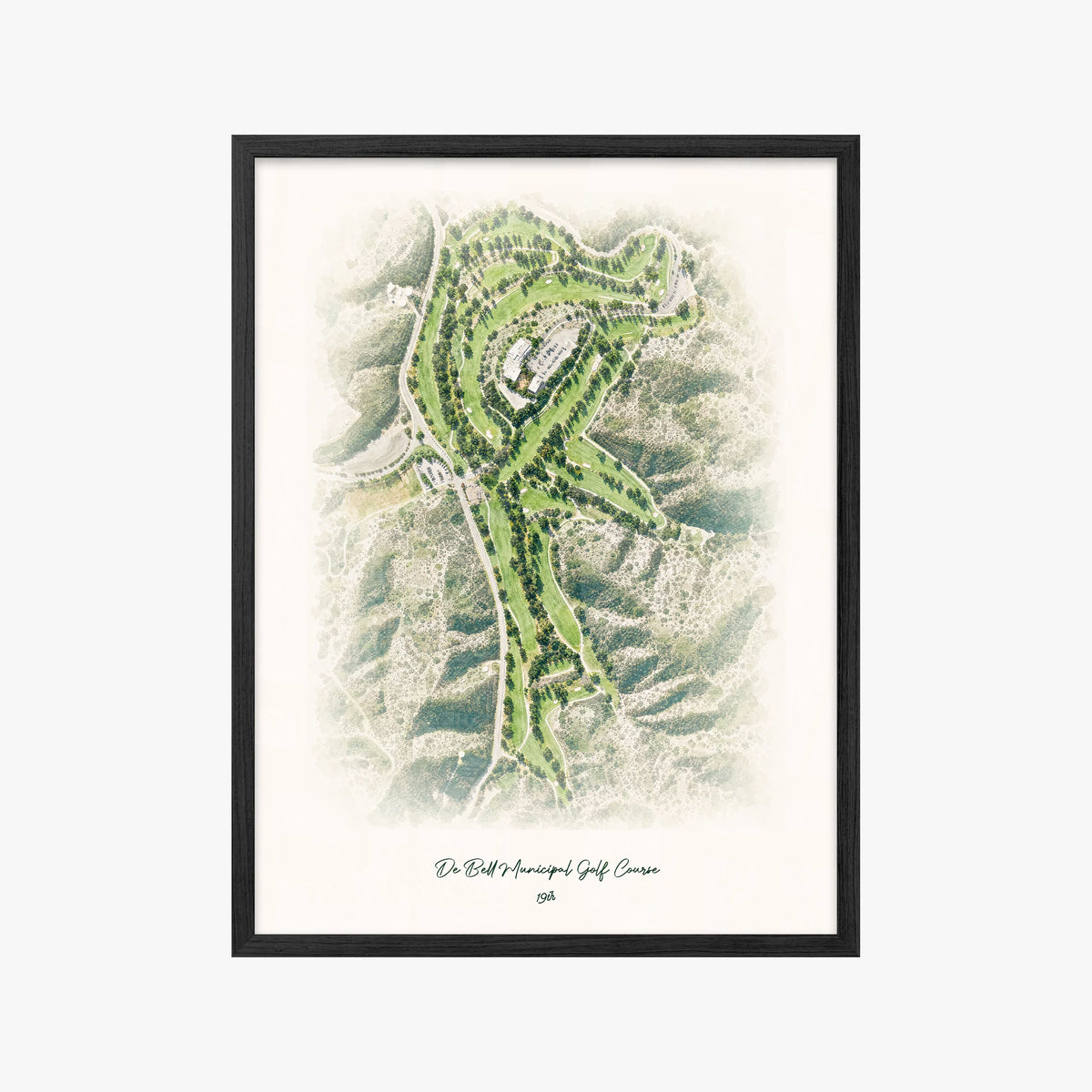 De Bell Municipal Golf Course black frame