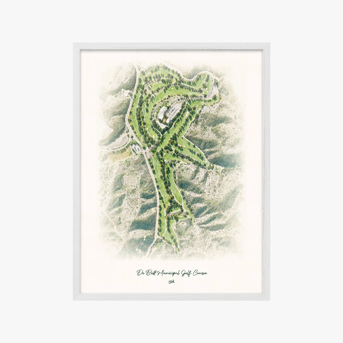 De Bell Municipal Golf Course white frame