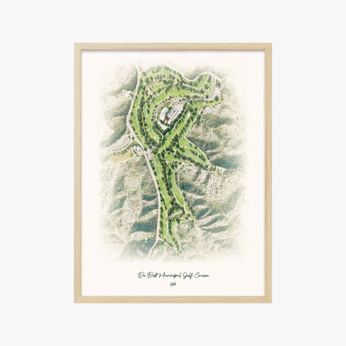 De Bell Municipal Golf Course wood frame