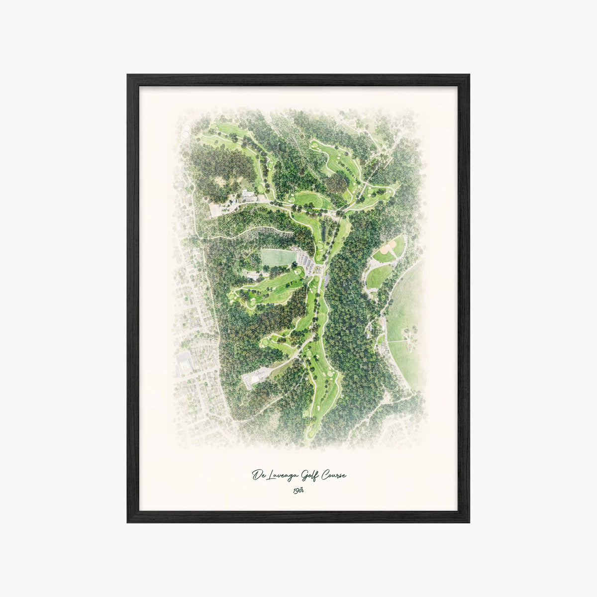 De Laveaga Golf Course black frame