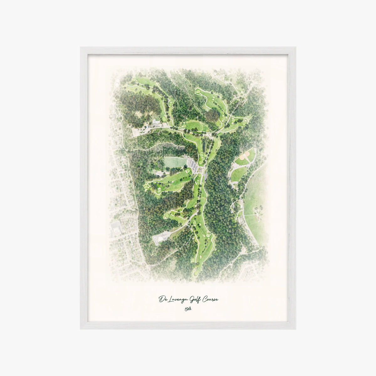 De Laveaga Golf Course white frame