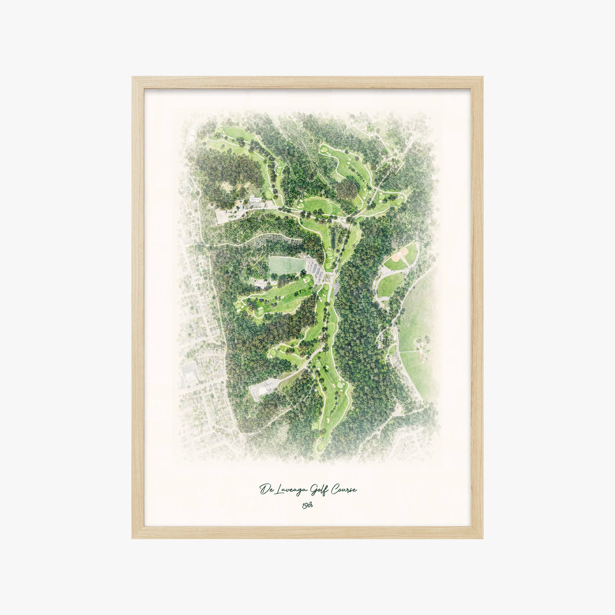 De Laveaga Golf Course wood frame