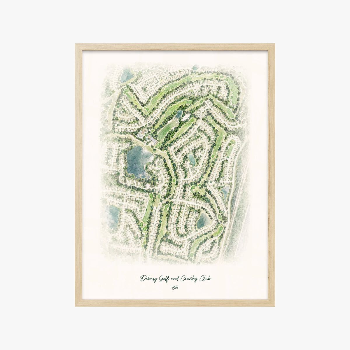 Debary Golf and Country Club wood frame