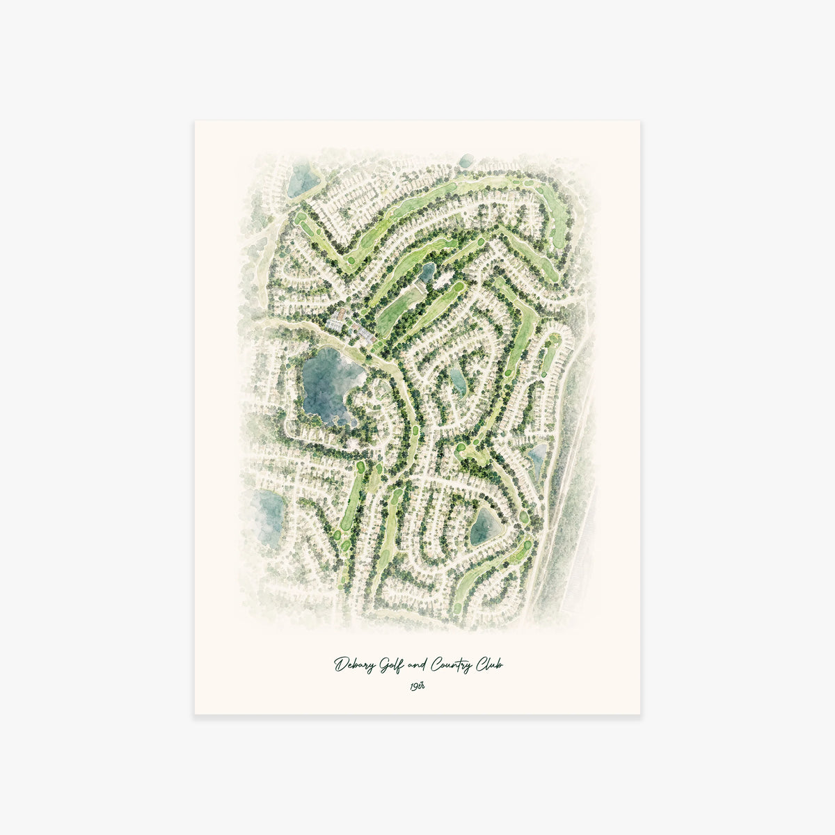 Debary Golf and Country Club printed artwork