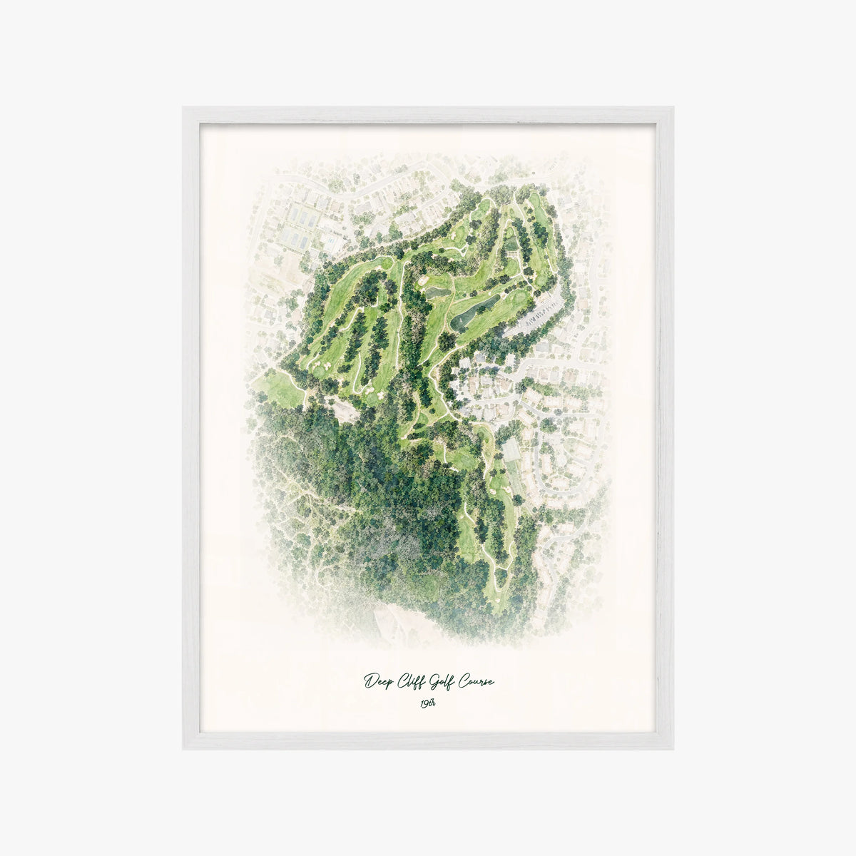 Deep Cliff Golf Course white frame
