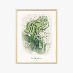 Deep Cliff Golf Course wood frame