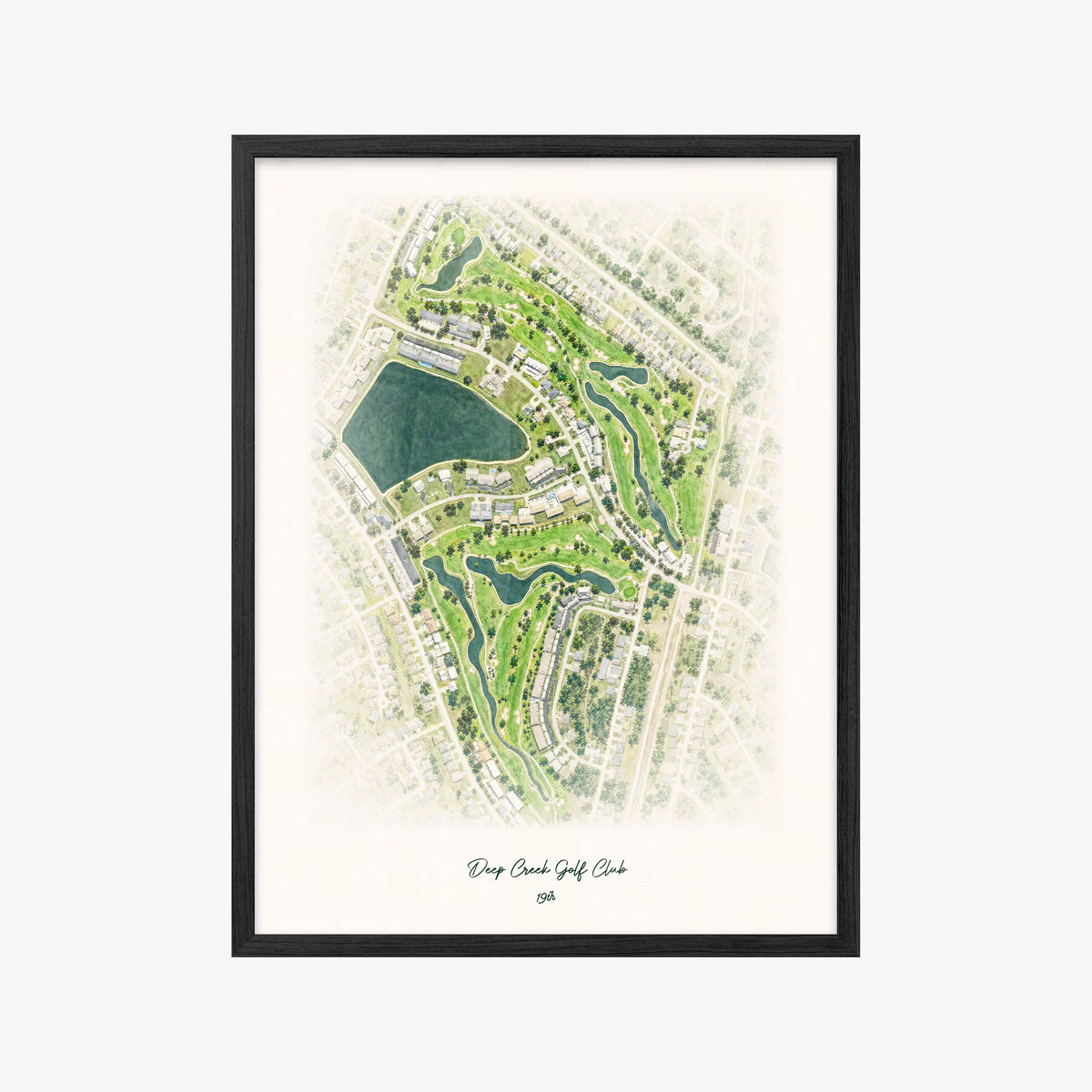 Deep Creek Golf Club black frame