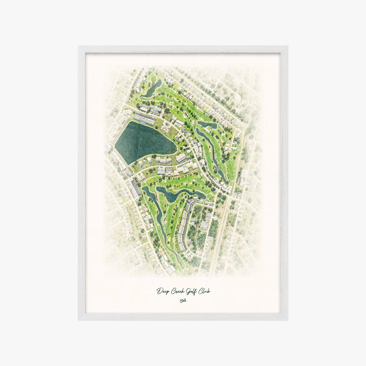 Deep Creek Golf Club white frame