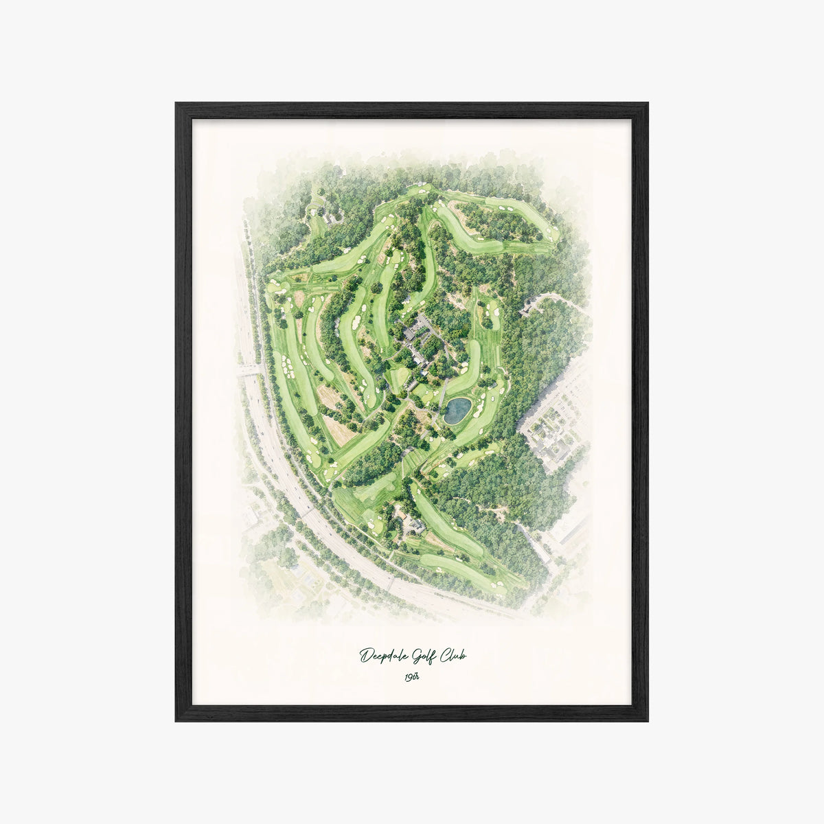 Deepdale Golf Club black frame
