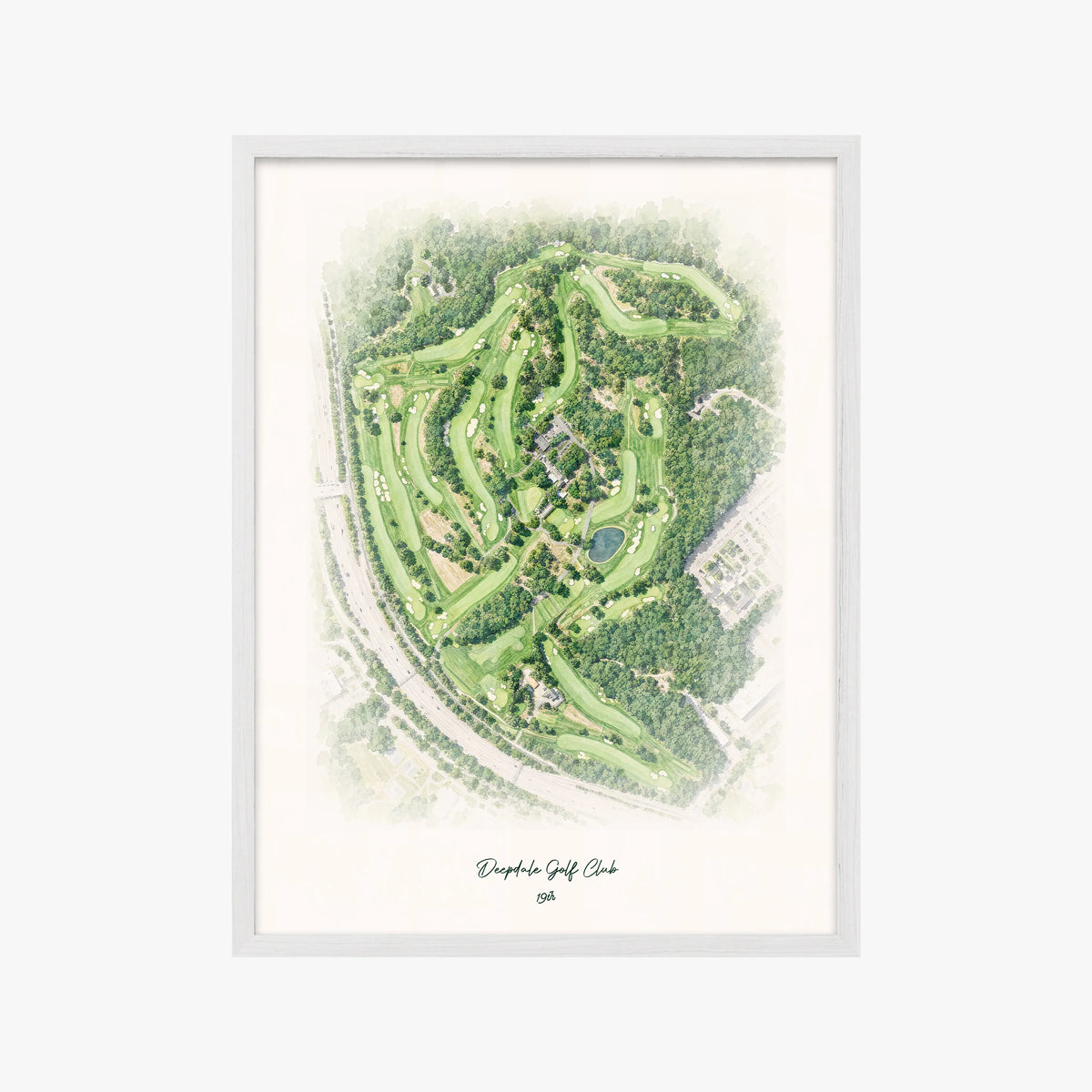 Deepdale Golf Club white frame
