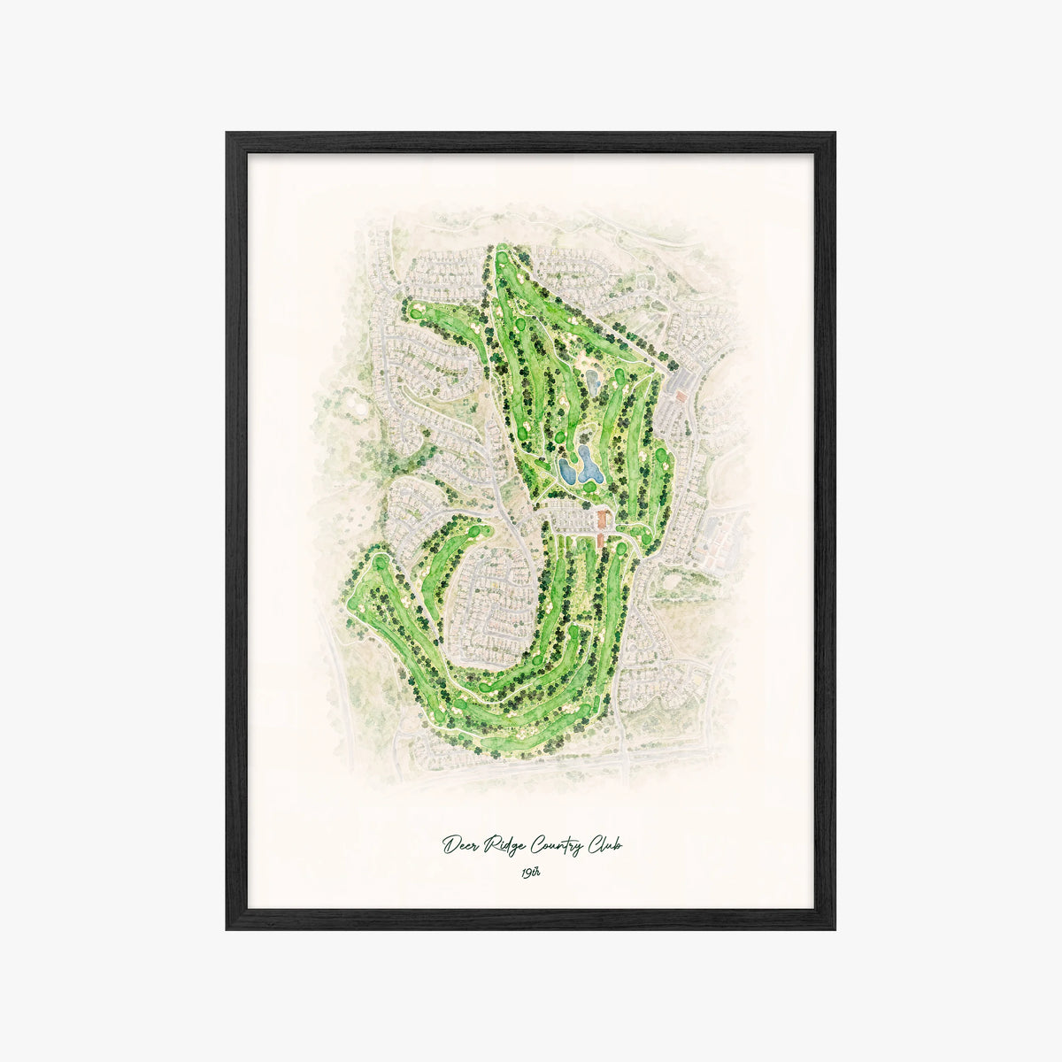 Deer Ridge Country Club black frame