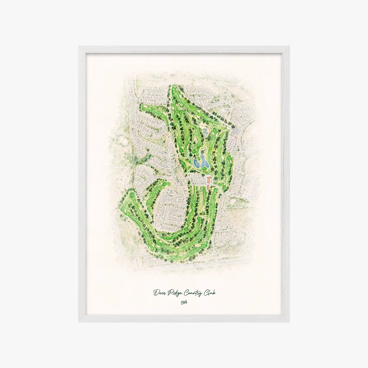 Deer Ridge Country Club white frame