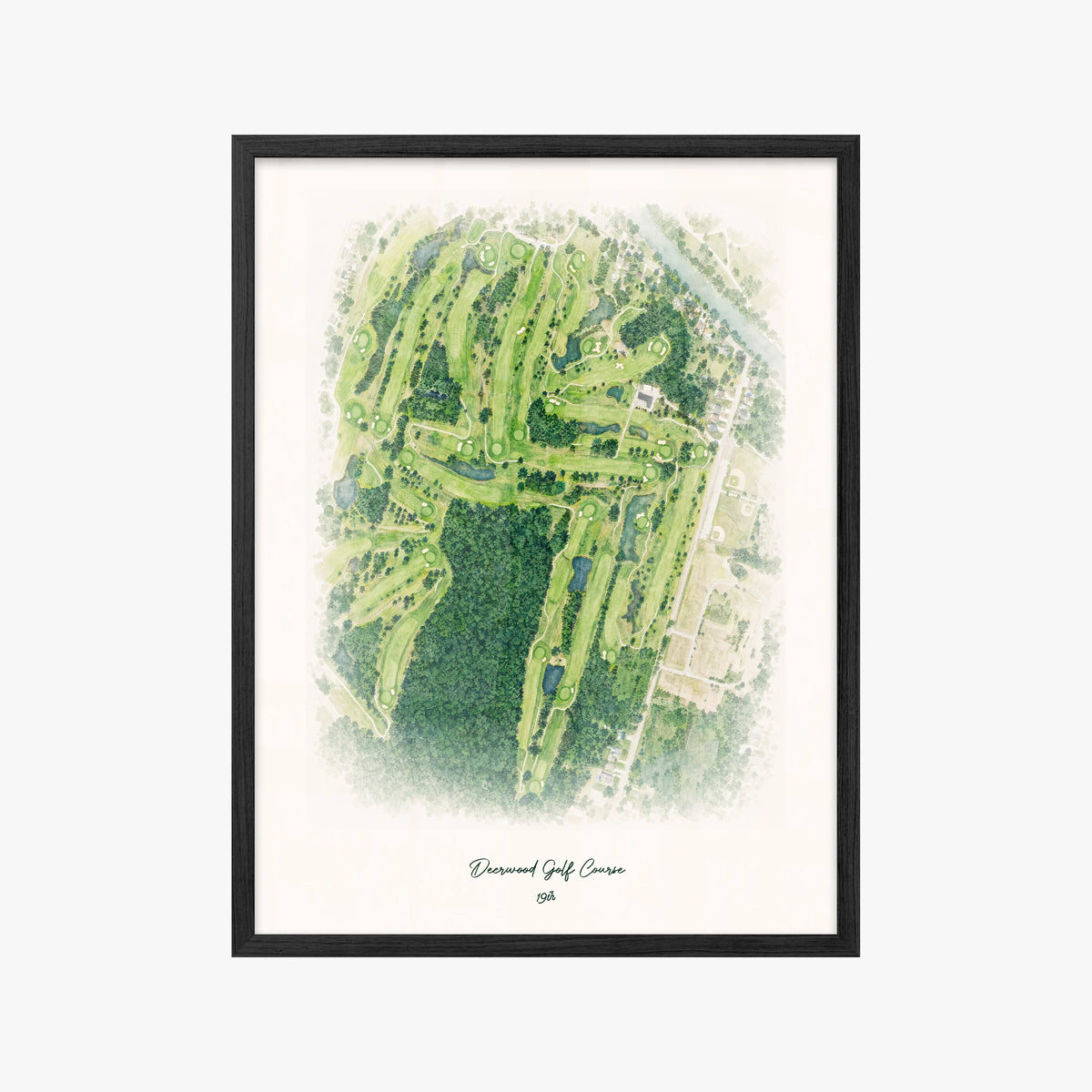 Deerwood Golf Course black frame