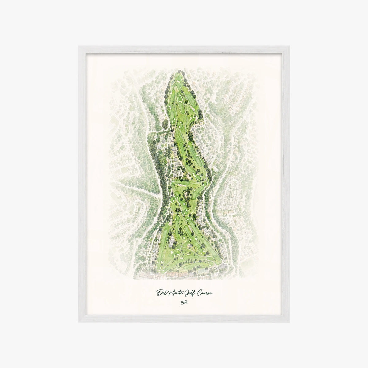 Del Monte Golf Course white frame