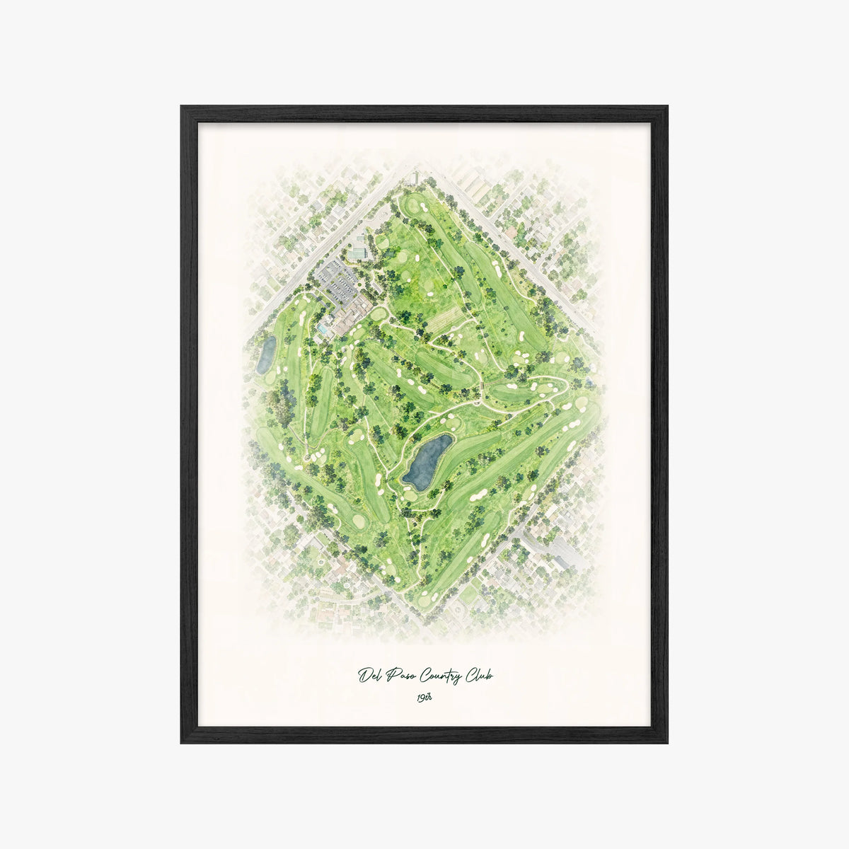 Del Paso Country Club black frame