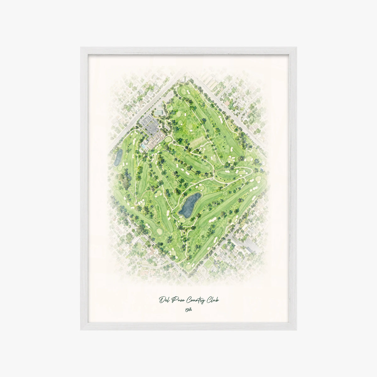 Del Paso Country Club white frame