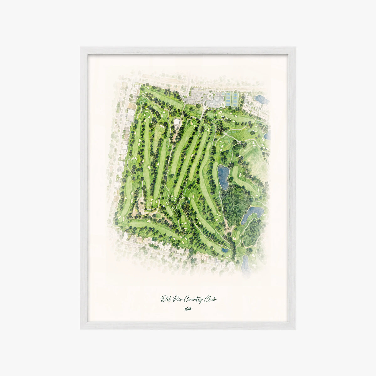 Del Rio Country Club white frame