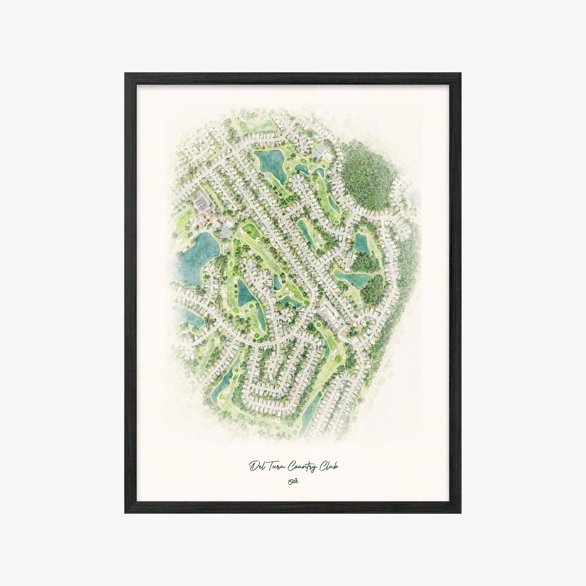 Del Tura Country Club black frame